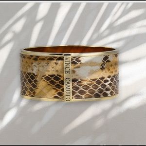 Vince Camuto Tan Snakeskin Bracelet